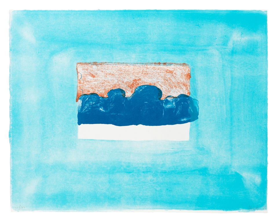 Howard Hodgkin (1932-2017) After Luke Howard, from For John Constable, 1976: Howard Hodgkin (1932-2017) After Luke Howard, from For John Constable, 1976 signed, dated and numbered 31/100 in pencil lithograph in colours 44.7 x 56.8cm (17 5/8 x 22 3/8in). Printed by Ian Lawson a