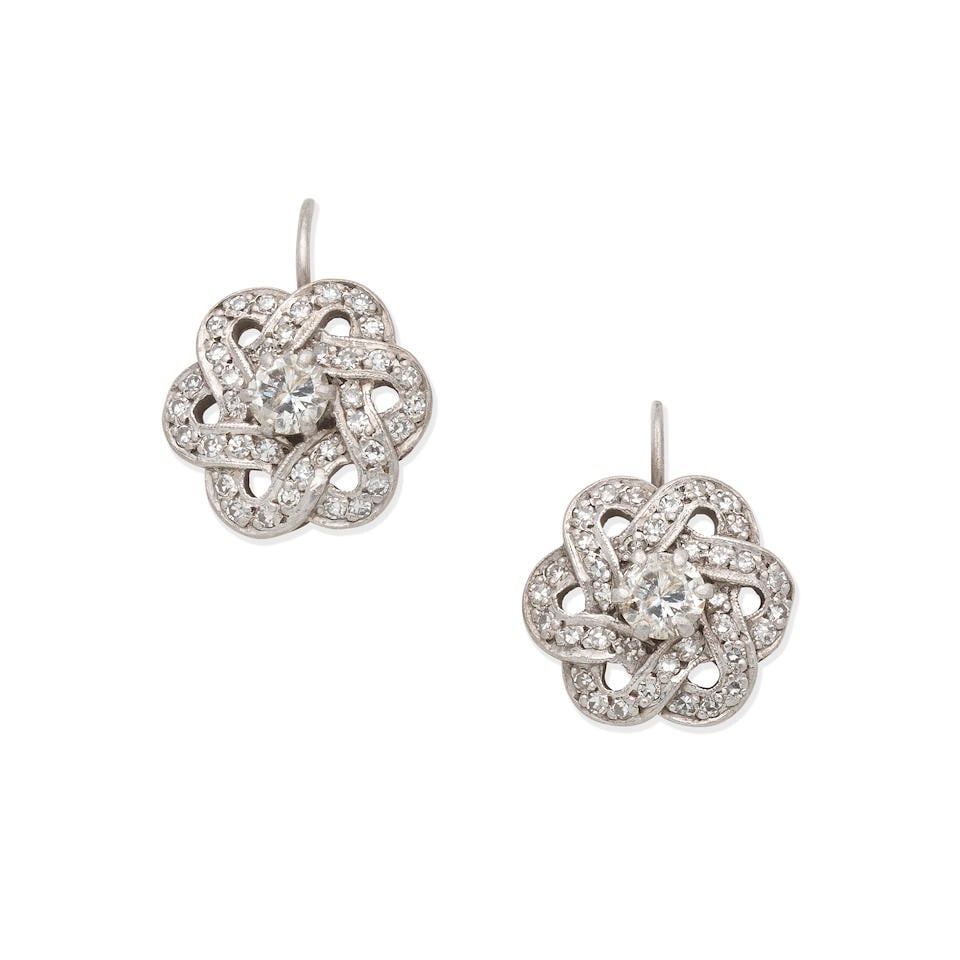 DIAMOND PENDENT EARRINGS (1 of 3)