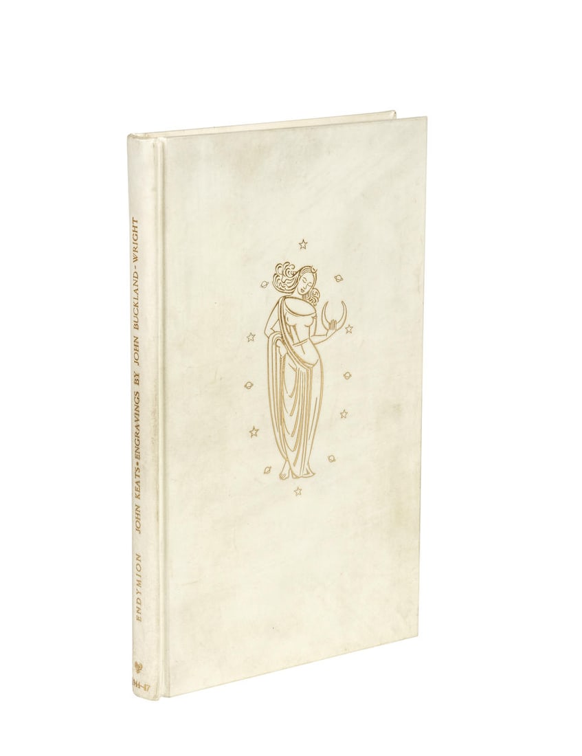 GOLDEN COCKEREL PRESS - JOHN BUCKLAND-WRIGHT KEATS (JOHN) Endymion. A Poetic Romance, ONE OF 100...: GOLDEN COCKEREL PRESS - JOHN BUCKLAND-WRIGHT KEATS (JOHN) Endymion. A Poetic Romance, ONE OF 100 SPECIALLY BOUND COPIES, from an overall edition of 500, this copy not numbered or signed by the artist