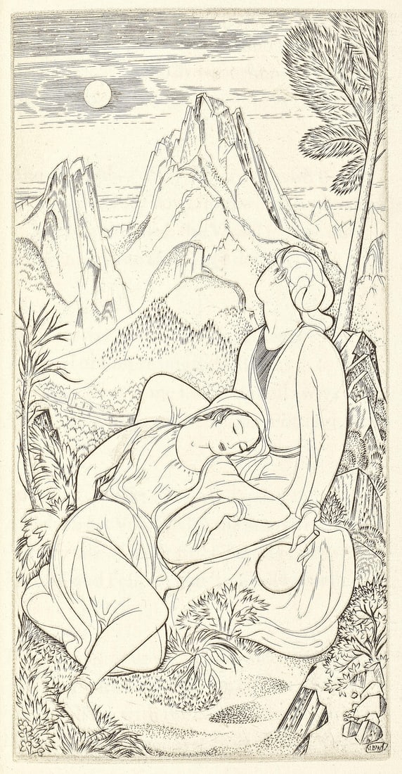 GOLDEN COCKEREL PRESS Rubaiyat of Omar Khayyam, 1938; and 8 others GG press, illus. including Gi...: GOLDEN COCKEREL PRESS The Golden Cockerel Rubaiyat of Omar Khayyam, translated by Edward Fitzgerald, limited to 300 copies, 8 engraved plates by John Buckland-Wright, slipcase, 1938--POWYS (LLEWELYN)