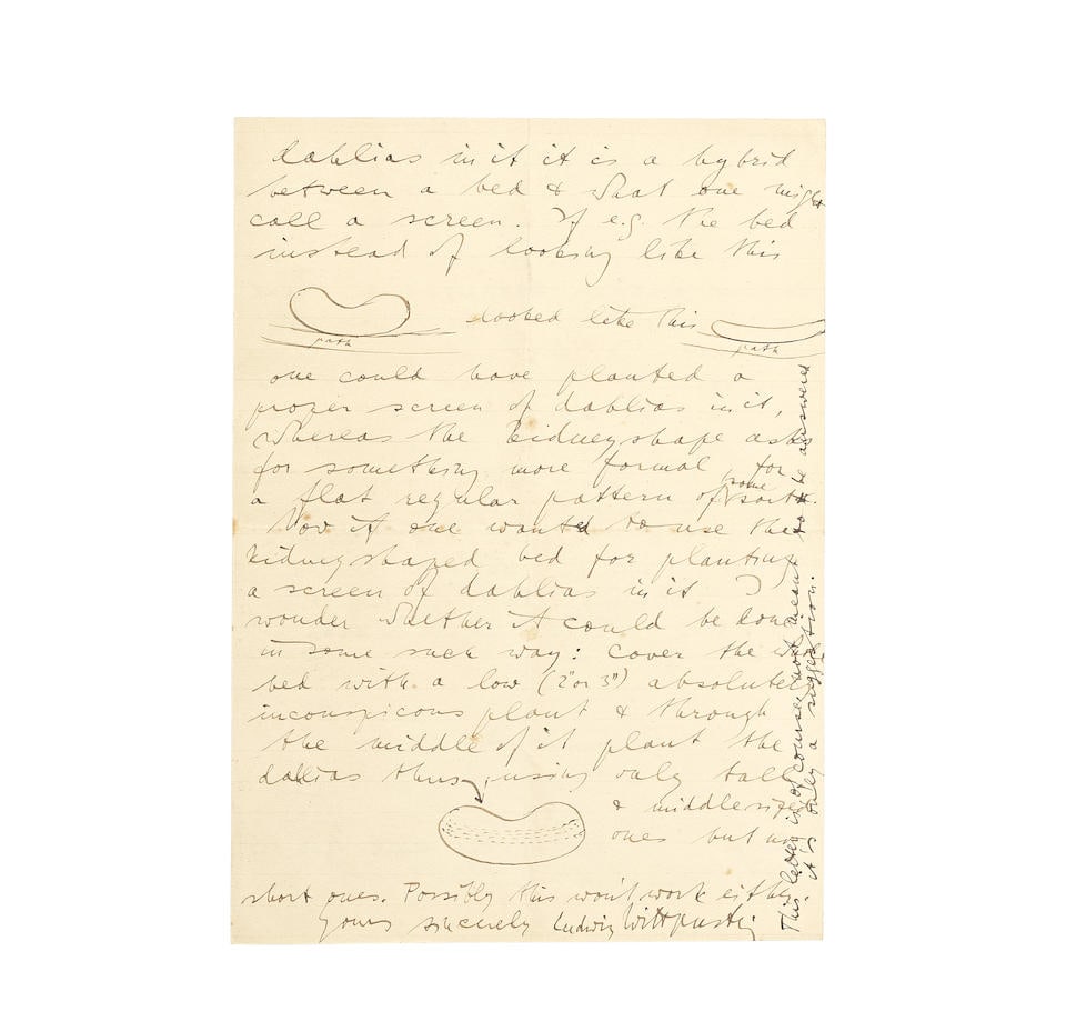 WITTGENSTEIN (LUDWIG) Autograph letter signed ('Ludwig Wittgenstein') to Rev. John Burnaby, Trin... (1 of 1)