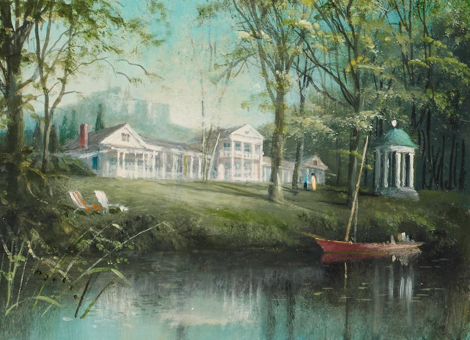 Felix Runcie Kelly (British/New Zealander, 1914-1994) The Summer House, Fort Ticonderoga, John H... (1 of 2)