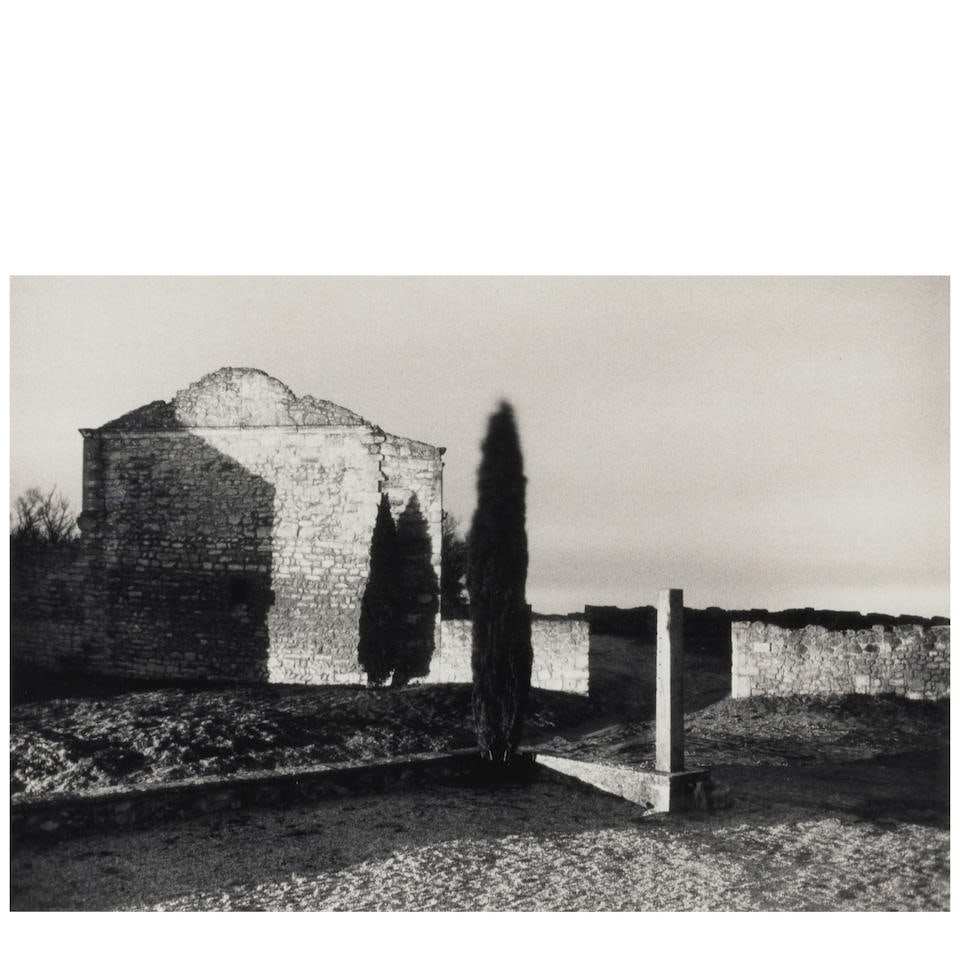Michael Kenna (born 1953); 'Les Baux, Provence, France';: Michael Kenna (born 1953) 'Les Baux, Provence, France', 1987 Gelatin silver print, printed 1988; mounted, signed, dated, and editioned '6/45' in pencil on the mount, the photographer's copyright/credi