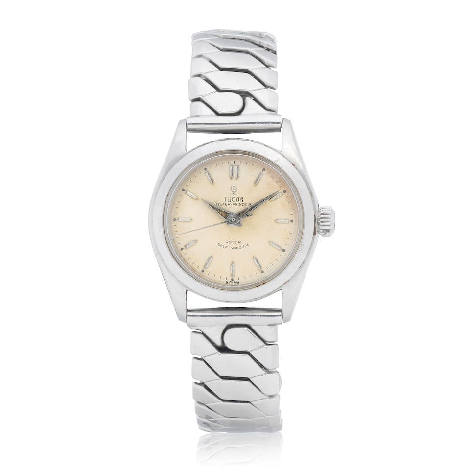 Tudor. A stainless steel automatic bracelet watch  Oyster-Prince 31, Ref: 7810, Circa 1956 (1 of 3)