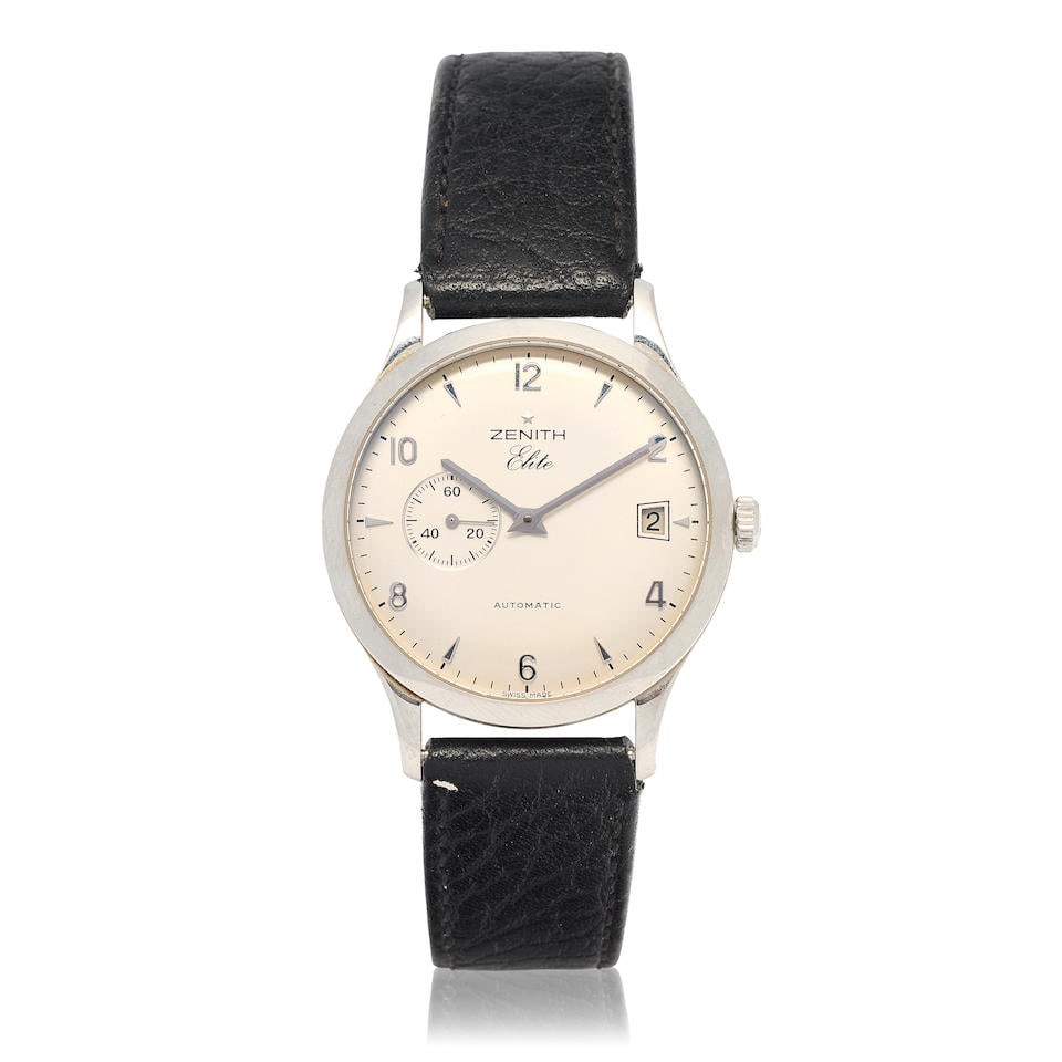 Zenith. A stainless steel automatic calendar wristwatch  Elite, Ref: 01/02.1125.680, Circa 2000 (1 of 3)