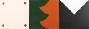BILL THOMPSON (American, born 1957) A.B.C. Double-Breasted Triptych, 1993