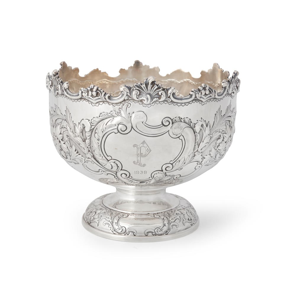 Edwardian Sterling Silver Montieth, (1 of 1)