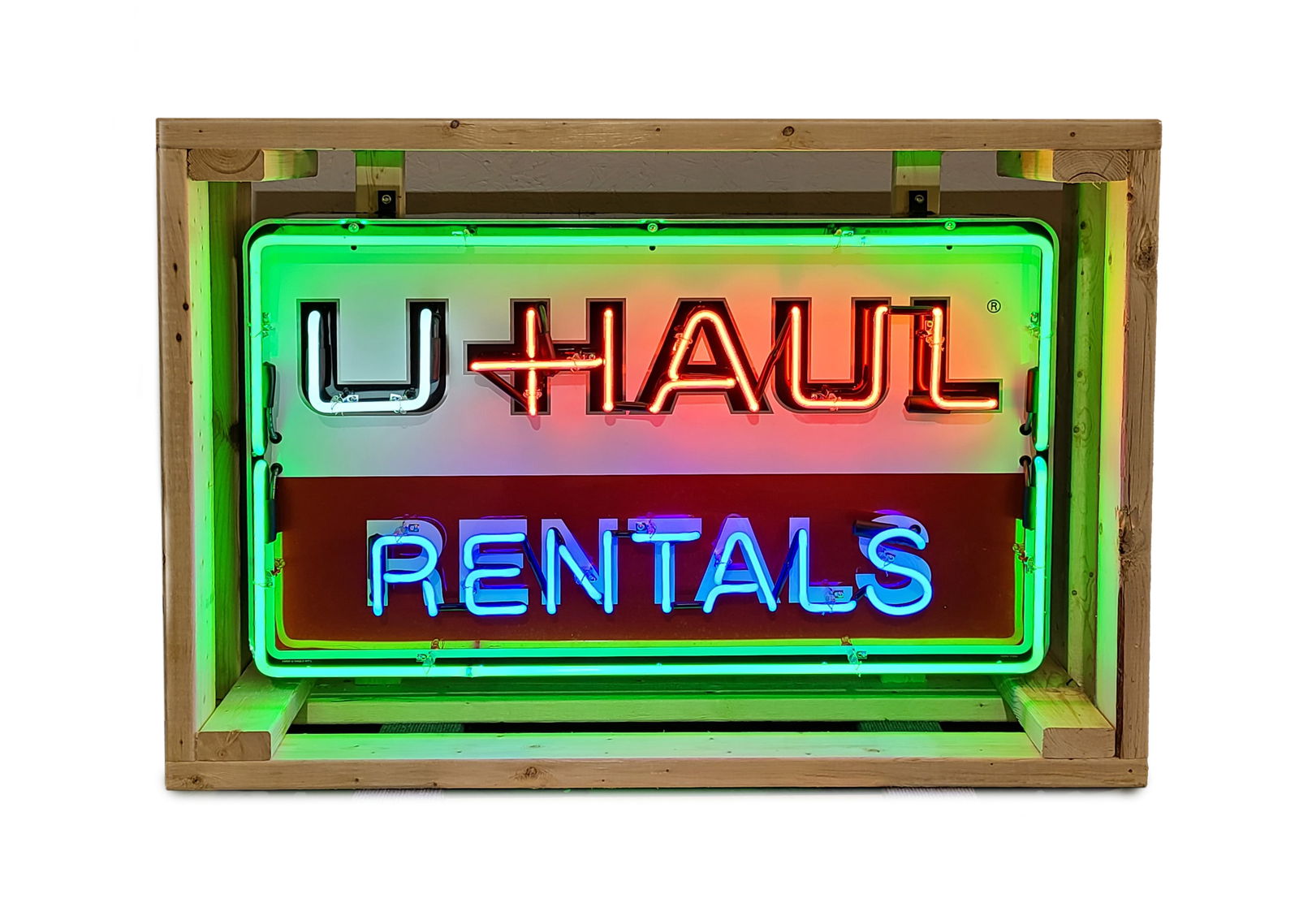 Original U-HAUL tin neon sign (1 of 1)