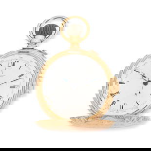John Russell, London. A 14K gold keyless wind full hunter quarter repeating pocket watch Circa 1907: John Russell, London. A 14K gold keyless wind full hunter quarter repeating pocket watch Date: Circa 1907 Movement: Gilt Swiss lever, cut and compensated bi-metallic balance, flyball governor, column