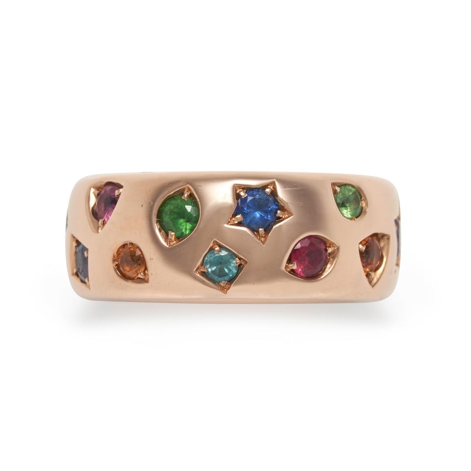 POMELLATO: AN 18K ROSE GOLD GEM-SET 'ICONICA' RING (1 of 4)