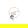 14K GOLD, CULTURED PEARL, SAPPHIRE AND DIAMOND BROOCH
