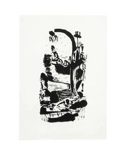 NEO RAUCH (B. 1960) Vedado 26 1/4 by 18 1/2 in. (66.7 x 47 cm) (Executed in 1989, this work is n...: NEO RAUCH (B. 1960) Vedado signed 'Rausch', inscribed Vedado', dated '89' and numbered '12/15' (lower center) screenprint 26 1/4 by 18 1/2 in. (66.7 x 47 cm) Executed in 1989, this work is number 12 f