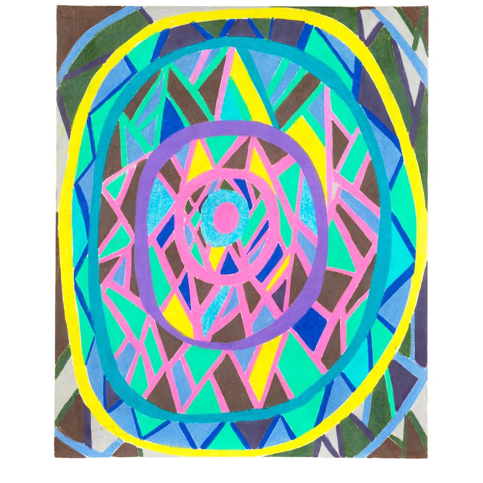 WILLIAM J. O'BRIEN (B. 1975) Untitled 16 7/8 x 13 7/8 in (42.7 x 35.3 cm) (Executed in 2008): WILLIAM J. O'BRIEN (B. 1975) Untitled signed and dated 'O'Brien 2007' (on the verso) mixed media on paper 16 7/8 x 13 7/8 in (42.7 x 35.3 cm) Executed in 2008 Footnotes: Provenance Acquired directly f