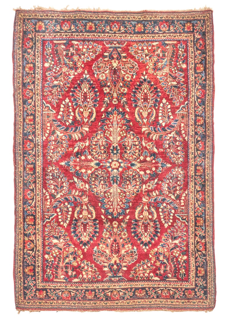 SAROUK RUG 3 ft. 5 in. x 5 ft. 5 in. (1 of 3)