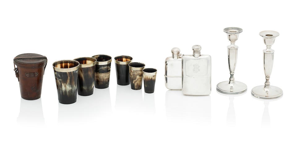 Collection of gentleman's silver items  (5) (1 of 1)