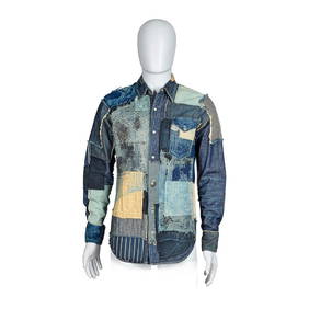 Kapital: 'Kountry' Boro Embroidered Denim Patchwork Shirt 2011 (1 of 2)