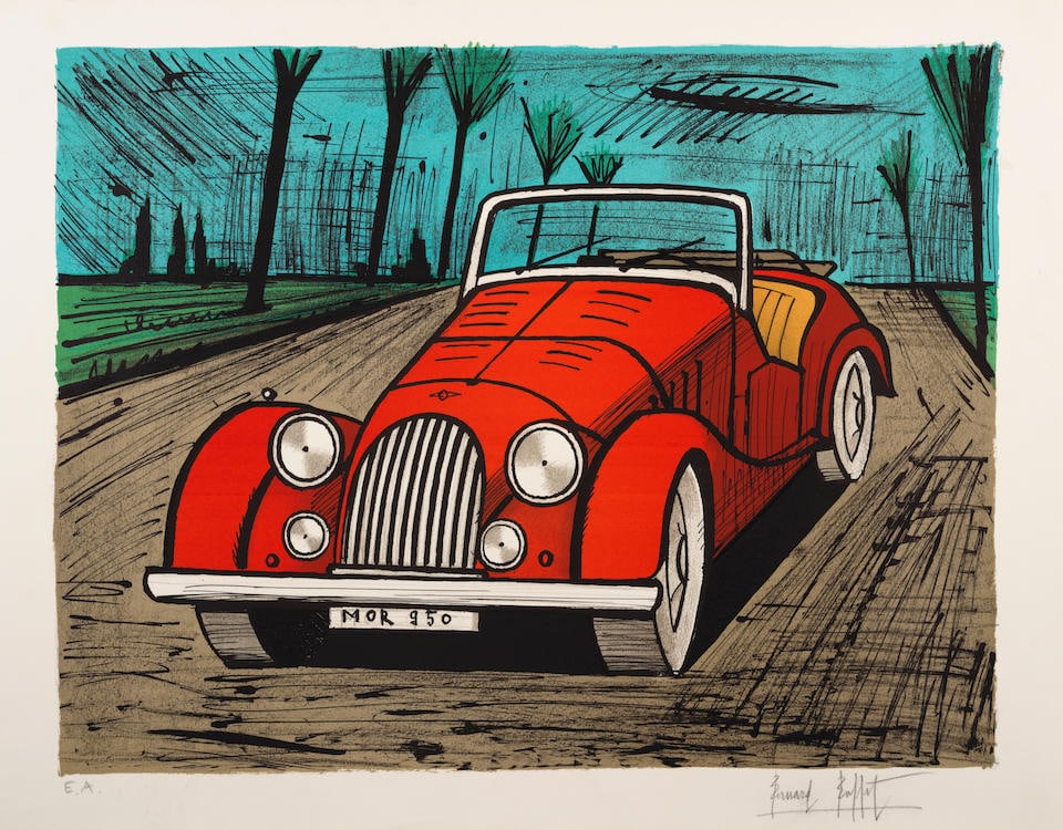 Bernard Buffet (1928-1999); Morgan;: Bernard Buffet (1928-1999) Morgan (Sorlier 452), 1985 Lithograph in colors on wove paper, signed in pencil and annotated 'E.A.' (one of 30 épreuve d'artistes aside from the edition of 150), publi