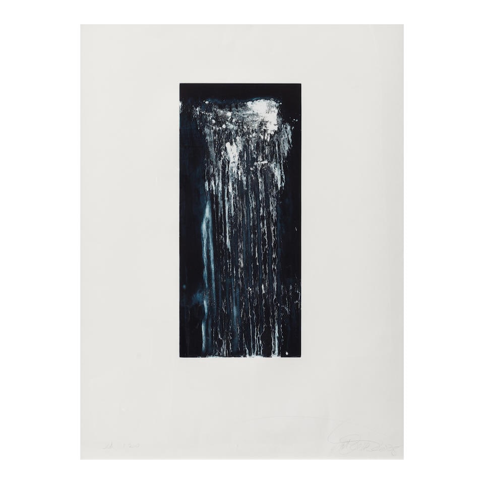 Pat Steir (born 1938); Beautiful;: Pat Steir (born 1938) Beautiful, 2008 Drypoint with aquatint in colors on wove paper, signed in pencil, dated and annotated 'ed.120', from the edition of 120, published by the Madison Print Club, Wisc