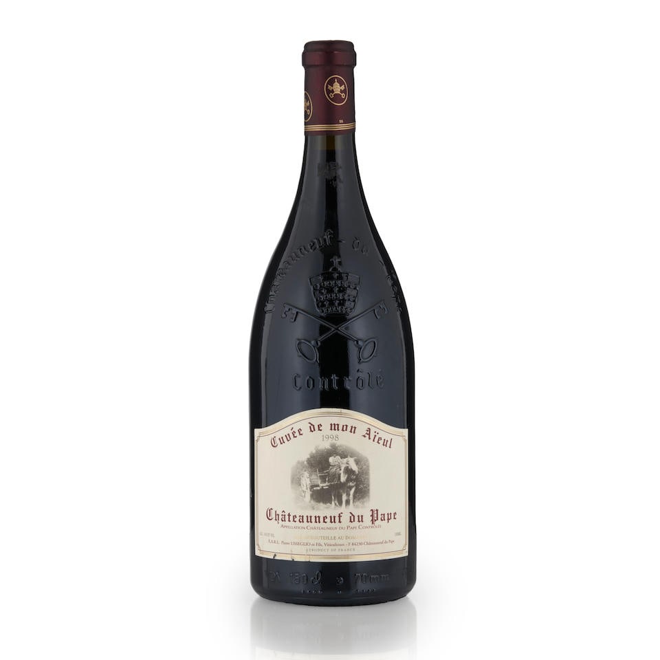 Pierre Usseglio Châteauneuf du Pape Cuvée de Mon Aieul, 1998 (1 bottle, 1.5L) (1 of 1)