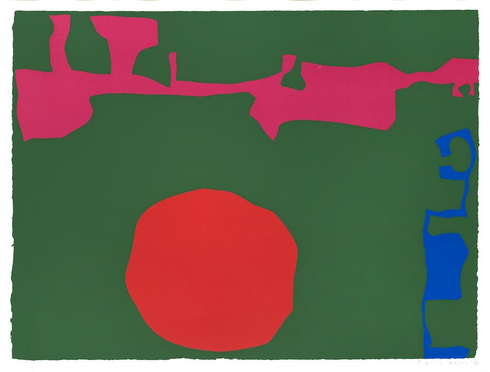 Patrick Heron (British, 1920-1999) January 1973: 11, from January 1973 Screenprint in colours, 1...: Patrick Heron (British, 1920-1999) January 1973: 11, from January 1973 Screenprint in colours, 1973, on wove paper, signed, dated and numbered 8/72 in pencil, printed by Kelpra Studio, with their ink