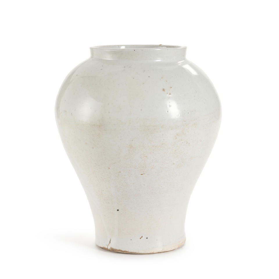 A WHITE JAR Korea, late Joseon period (1 of 3)