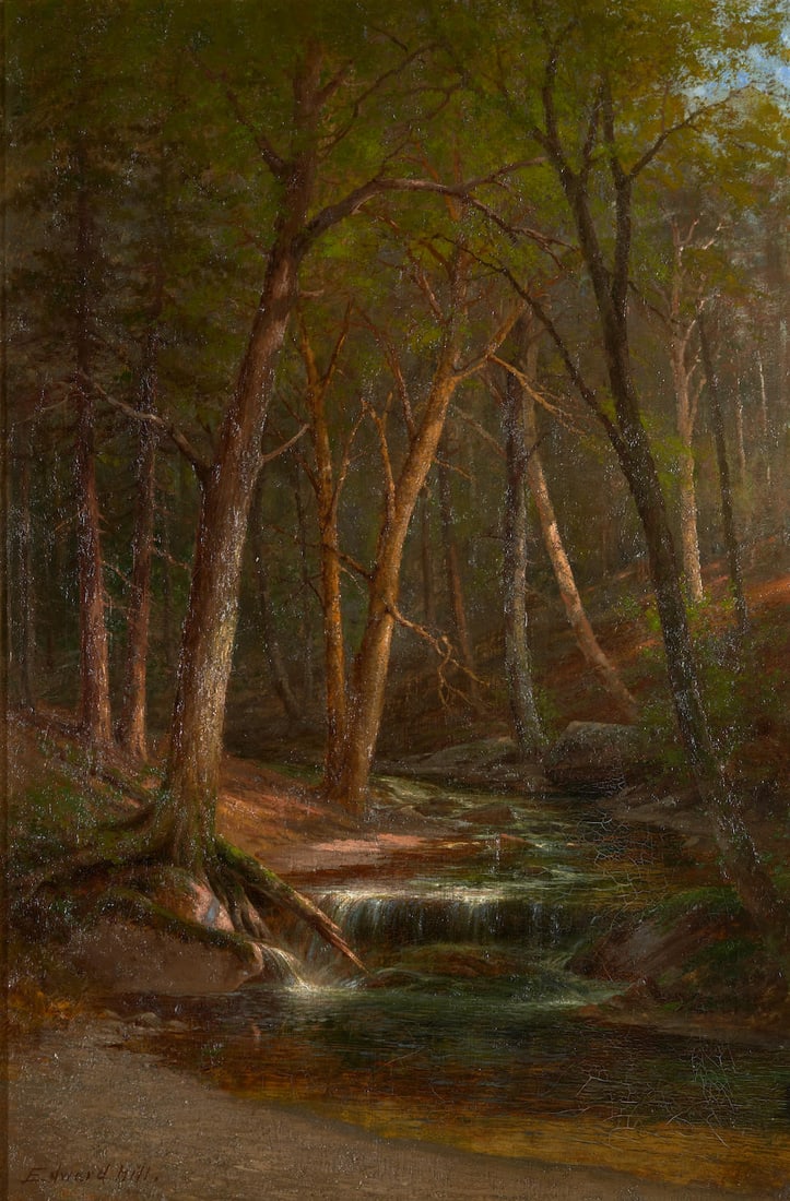EDWARD HILL (American, 1843-1923) Trout Brook, North Woodstock, New Hampshire (1 of 4)