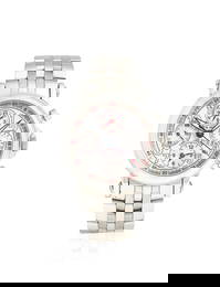 FRANCK MULLER. A RARE STAINLESS STEEL AUTOMATIC TRIPLE CALENDAR CHRONOGRAPH BRACLET WATCH WITH T...