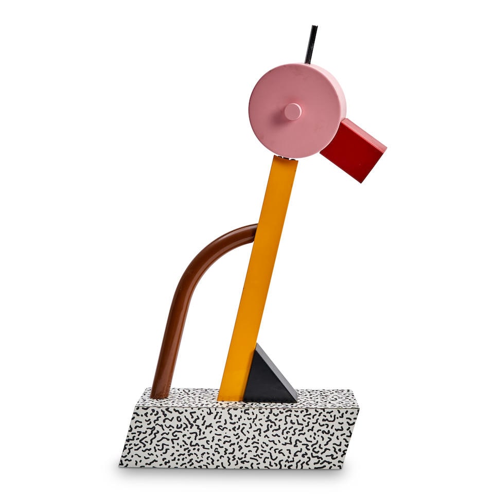 ETTORE SOTTSASS (1917-2007) FOR MEMPHIS GROUP 'TAHITI' TABLE LAMP Italy, designed 1981, produced... (1 of 2)