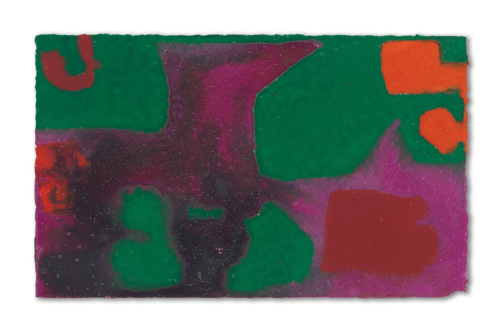 Patrick Heron (British, 1920-1999) MINI MINI 16 : MARCH 1972: Patrick Heron (British, 1920-1999) MINI MINI 16 : MARCH 1972 signed, titled and dated 'PATRICK HERON/MINI MINI 16 :/MARCH 1972' (to backboard) gouache on paper 11 x 18cm (4 5/16 x 7 1/16in). Footnot