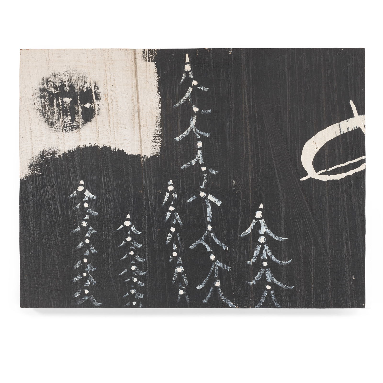 JB BLUNK (1926-2002)  Untitled (Abstract Composition) 1971acrylic on redwood, dated '71' on the ... (1 of 1)