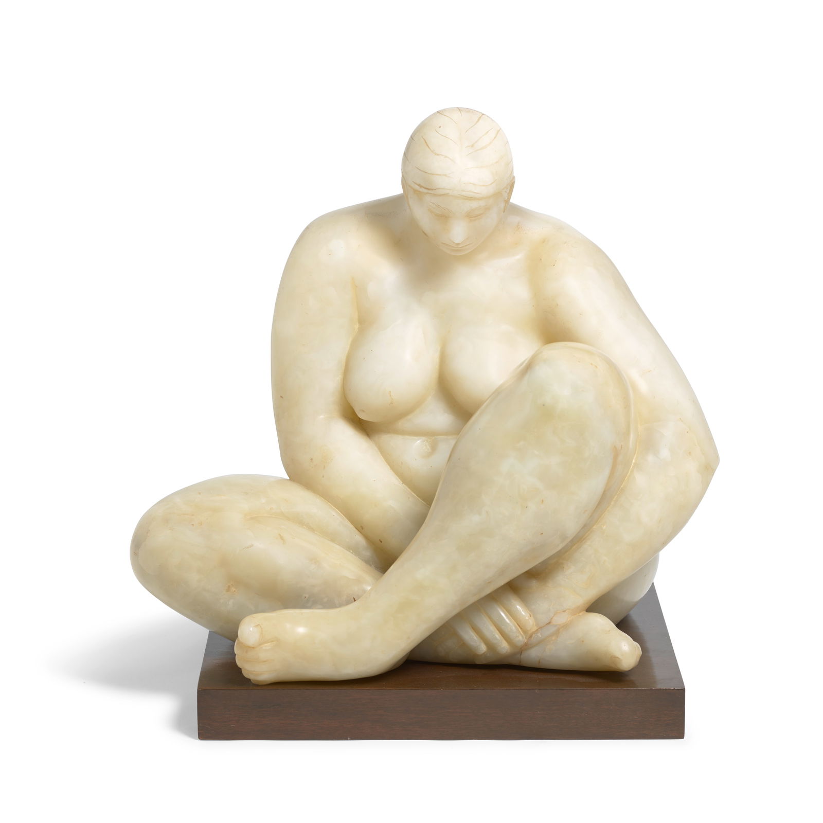 FELIPE CASTAÑEDA (BORN 1933) Untitled (Desnuda Sentada)1967onyx, signed and dated 'F. Casta... (1 of 1)