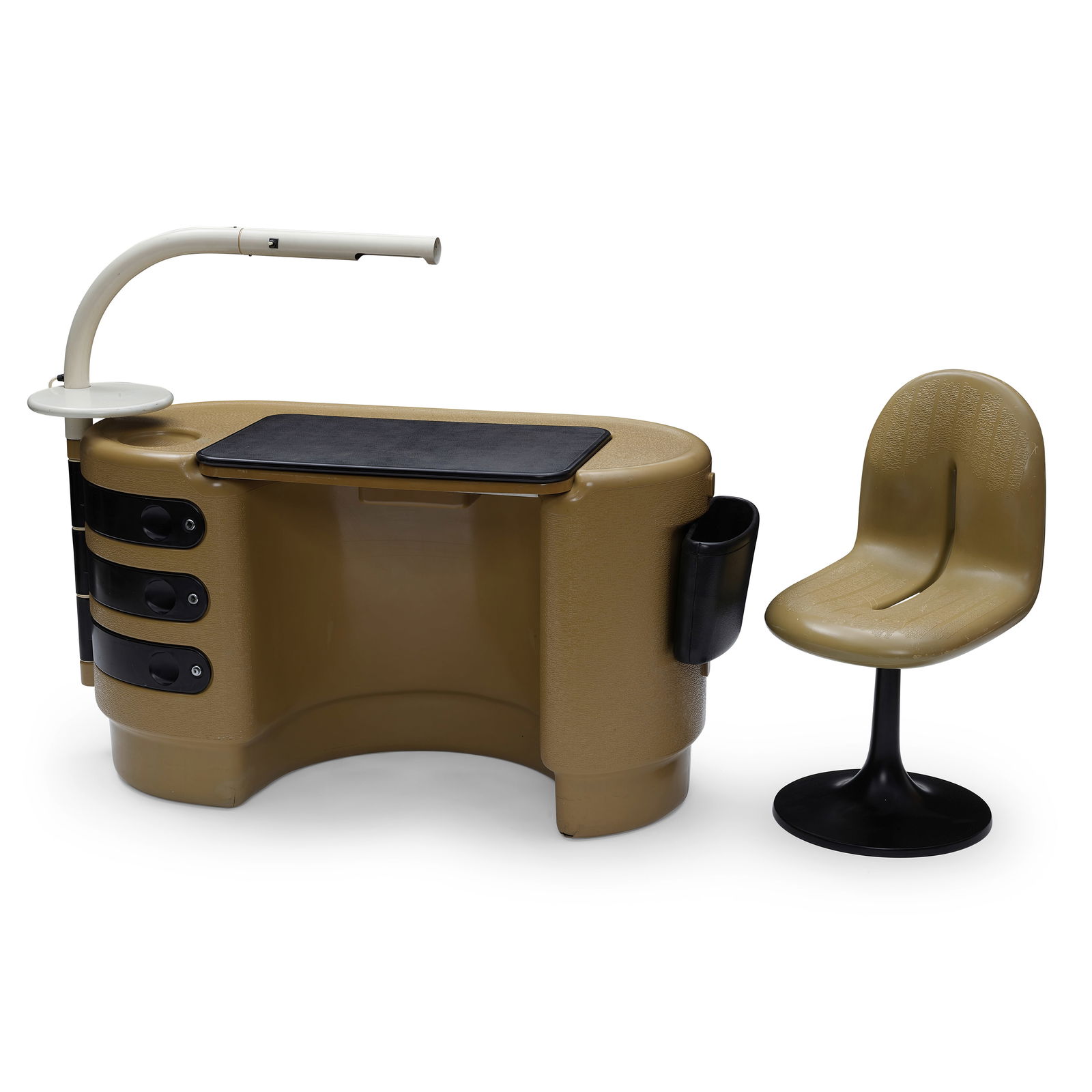 ERNST IGL (1920-2001) Hadi Desk and Chair1971for Bayer, polyurethane, desk with raised maker's m... (1 of 1)