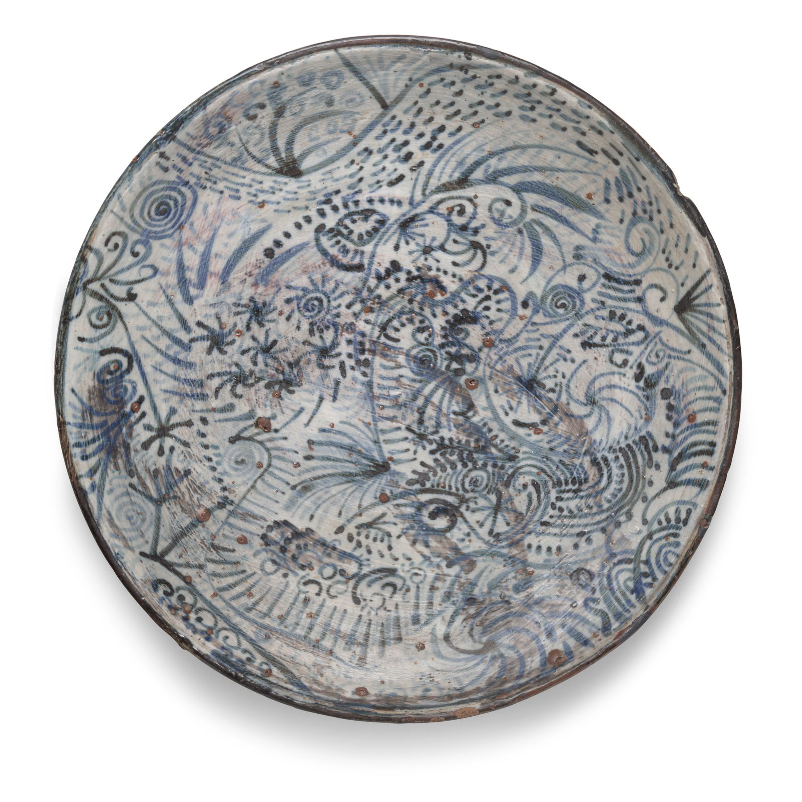 HENRY TAKEMOTO (1930-2015) Charger1960glazed and painted stoneware, signed and dated 'TAKEMOTO 6... (1 of 1)