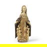 Groupe en bois peint polychrome et dor&#233; repr&#233;sentant la Vierge de Mis&#233;ricorde, So...