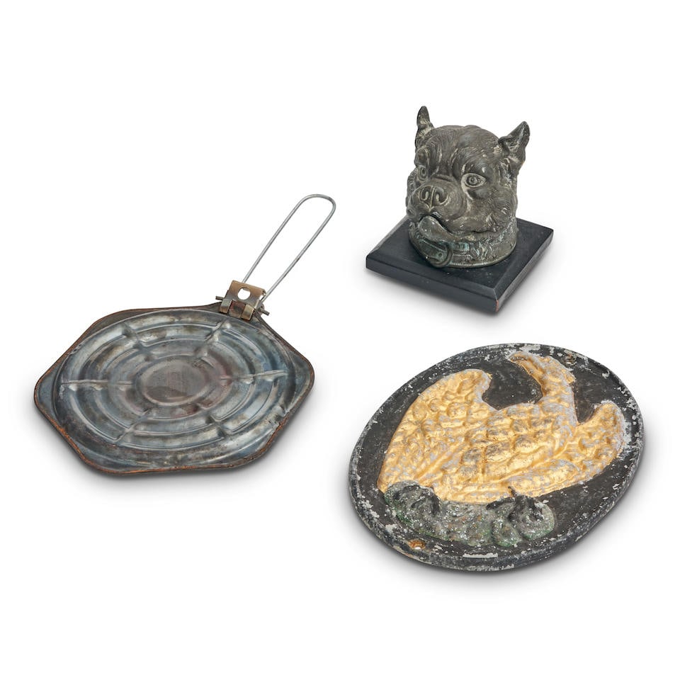 THREE METAL ITEMS 19th/20th century (1 of 1)