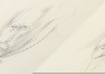 Michael Ayrton (British, 1921-1975) Self-Portrait: Michael Ayrton (British, 1921-1975) Self-Portrait pencil on paper 24.75 x 35cm (9 3/4 x 13 3/4in). Footnotes: Provenance With Keith Chapman, London, where acquired by the present own