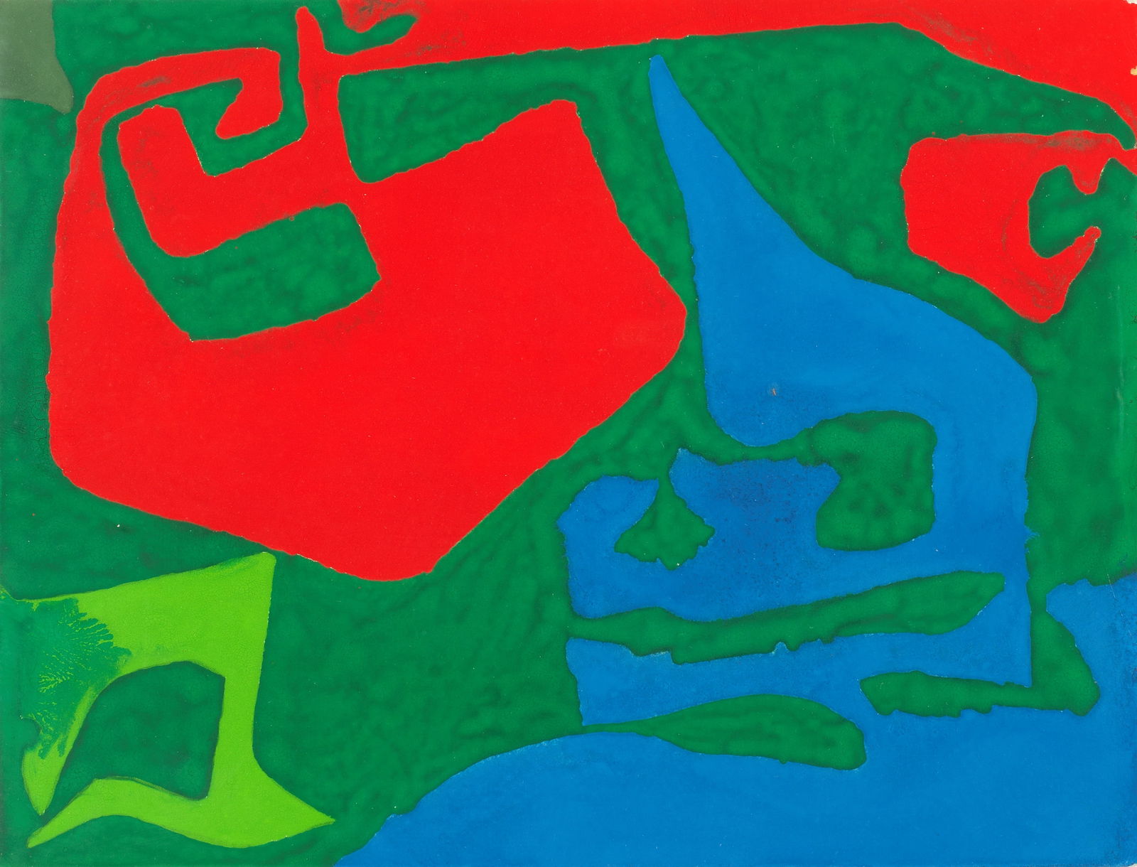 Patrick Heron (British, 1920-1999) MINI FEBRUARY I : 1974: Patrick Heron (British, 1920-1999) MINI FEBRUARY I : 1974 signed, titled and dated 'PATRICK HERON/ MINI FEBRUARY I : 1974' (to backboard) gouache on paper 18.1 x 23.8cm (7 1/8 x 9 3/8in). Footnotes: