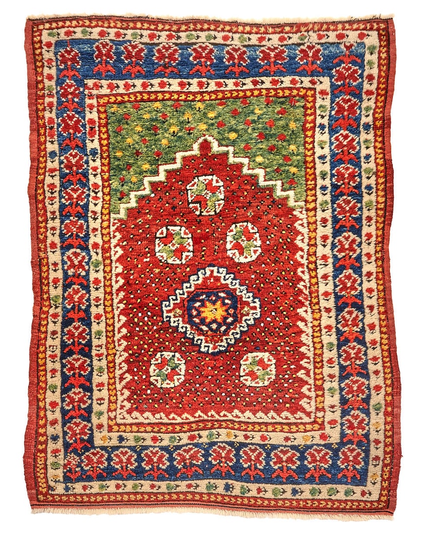West Anatolian Prayer Rug Anatolia 2 ft. 10 in. x 3 ft. 8 in. (1 of 3)