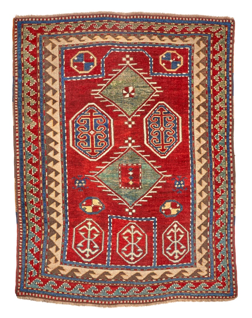 Fachralo Kazak Rug Caucasus 5 ft. x 7 ft. 3 in. (1 of 3)