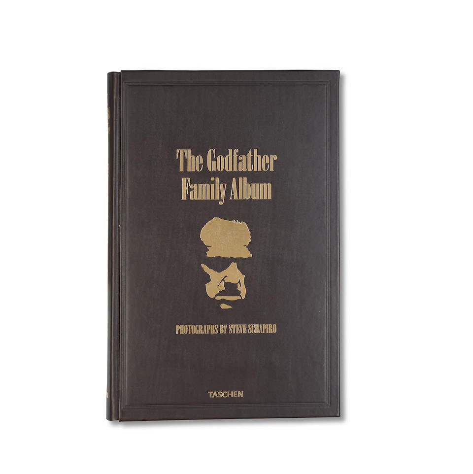 The Godfather: Family Album by Steve Schapiro, Taschen, 2008,: The Godfather: Family Album by Steve Schapiro, Taschen, 2008, edition no. 0088/1200, in presentation case, with an original Steve Schapiro Print (reserved only for the first 200 copies), and signed on