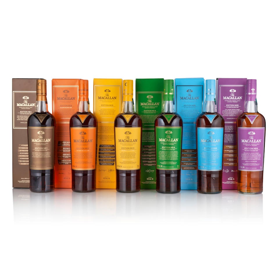 The Macallan Edition No. 1 (1 bottle, 750ml)The Macallan Edition No. 2 (1 bottle, 750ml)The Maca... (1 of 1)