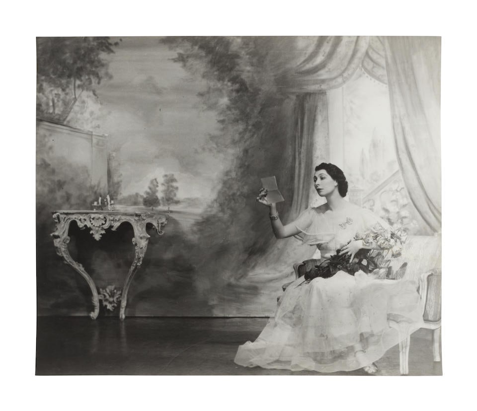 Cecil Beaton (British, 1904-1980); Ilka Chase for Vogue: 'The Florist's Box: A Tragedy in Three ...: Cecil Beaton (British, 1904-1980) Ilka Chase for Vogue: 'The Florist's Box: A Tragedy in Three Acts', March 1937 To include three large photographs of each of the three 'Acts', as well as three furthe