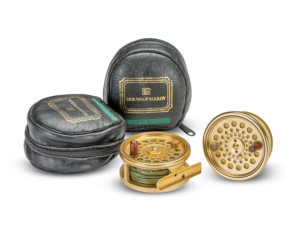 Rare Julius Vom Hofe Perforated Trout Reel In Box