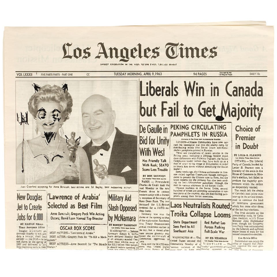 Feud: A Newspaper Prop, Ryan Murphy Productions, 2017, (1 of 2)