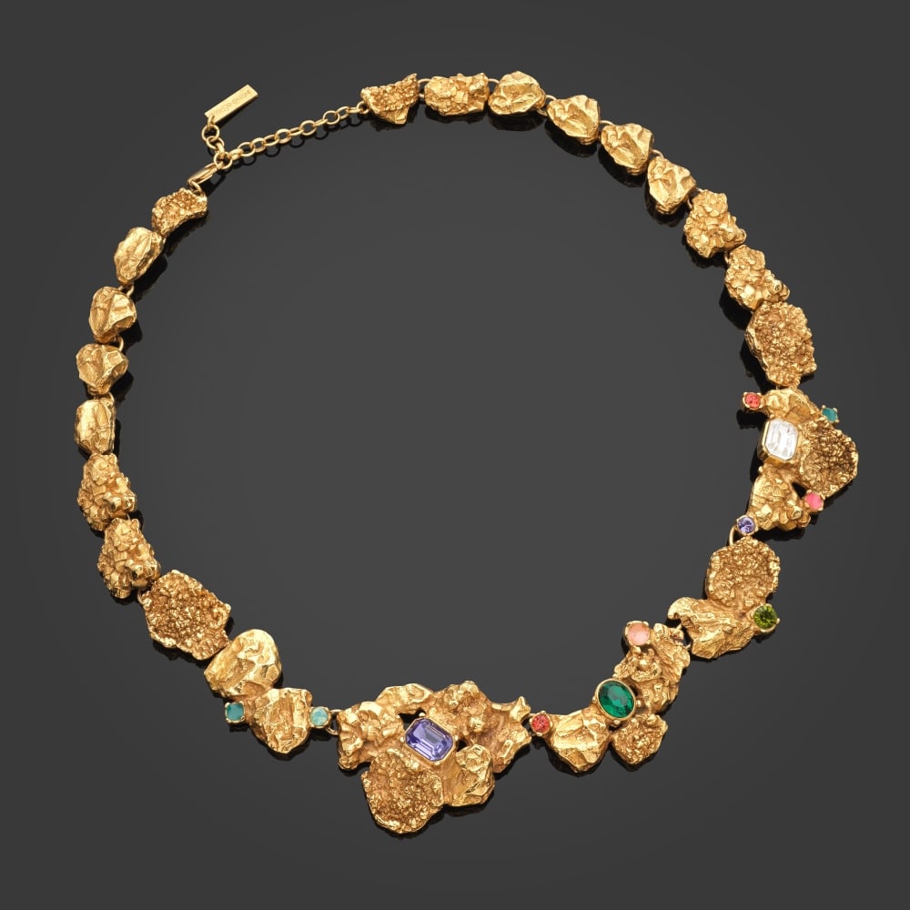 Yves Saint Laurent, collection Prêt-à-Porter, circa 1988. Important sautoir en mé... (1 of 1)