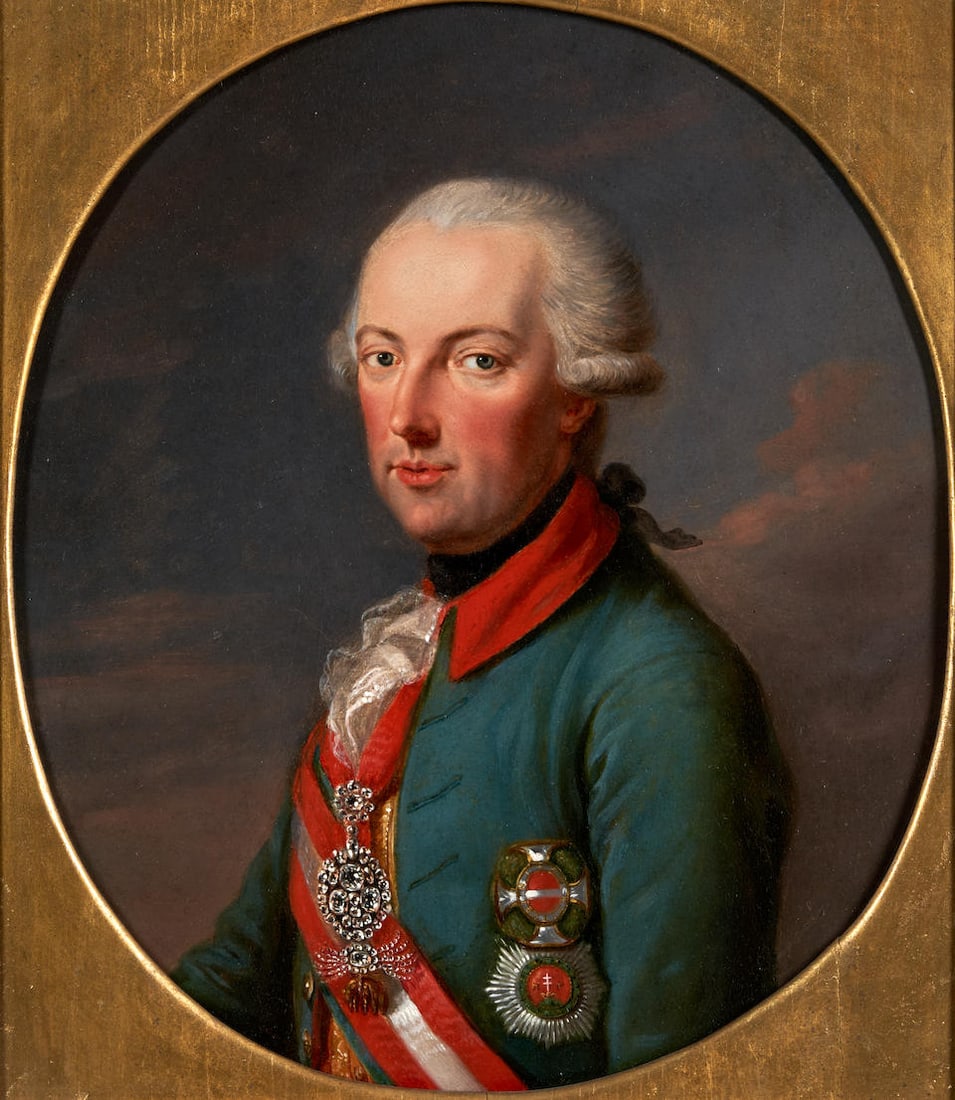 Attributed to Joseph Hickel (Austrian, 1736-1807) A Portrait of Emperor Joseph II in a Chevaux L... (1 of 2)