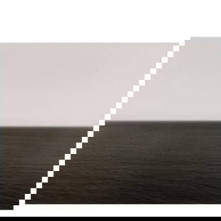 Hiroshi Sugimoto (born 1948); Caribbean Sea, Jamaica (no. 301) (from the portfolio 'Time Exposed');: Hiroshi Sugimoto (born 1948) Caribbean Sea, Jamaica (no. 301) (from the portfolio 'Time Exposed'), 1980 Offset lithograph, printed 1991; mounted to card, with blind-stamped title, date, and number on