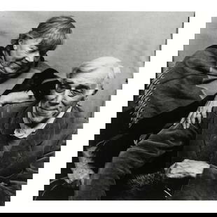 Richard Avedon (1923-2004); 'Georges Braque and his wife Augustine 1.27.59';: Richard Avedon (1923-2004) 'Georges Braque and his wife Augustine 1.27.59', 1959 Gelatin silver print; signed in the black image border with a stylus, signed, titled, dated, editioned '4/16,' and anno