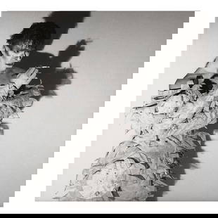 Brian Duffy (1933-2010); David Bowie, 'Scary Monsters' Album Cover (Smoking #1);: Brian Duffy (1933-2010) David Bowie, 'Scary Monsters' Album Cover (Smoking #1), 1980 Archival pigment print, printed later; signed in ink and the photographer's archive blindstamp in the margin, mount