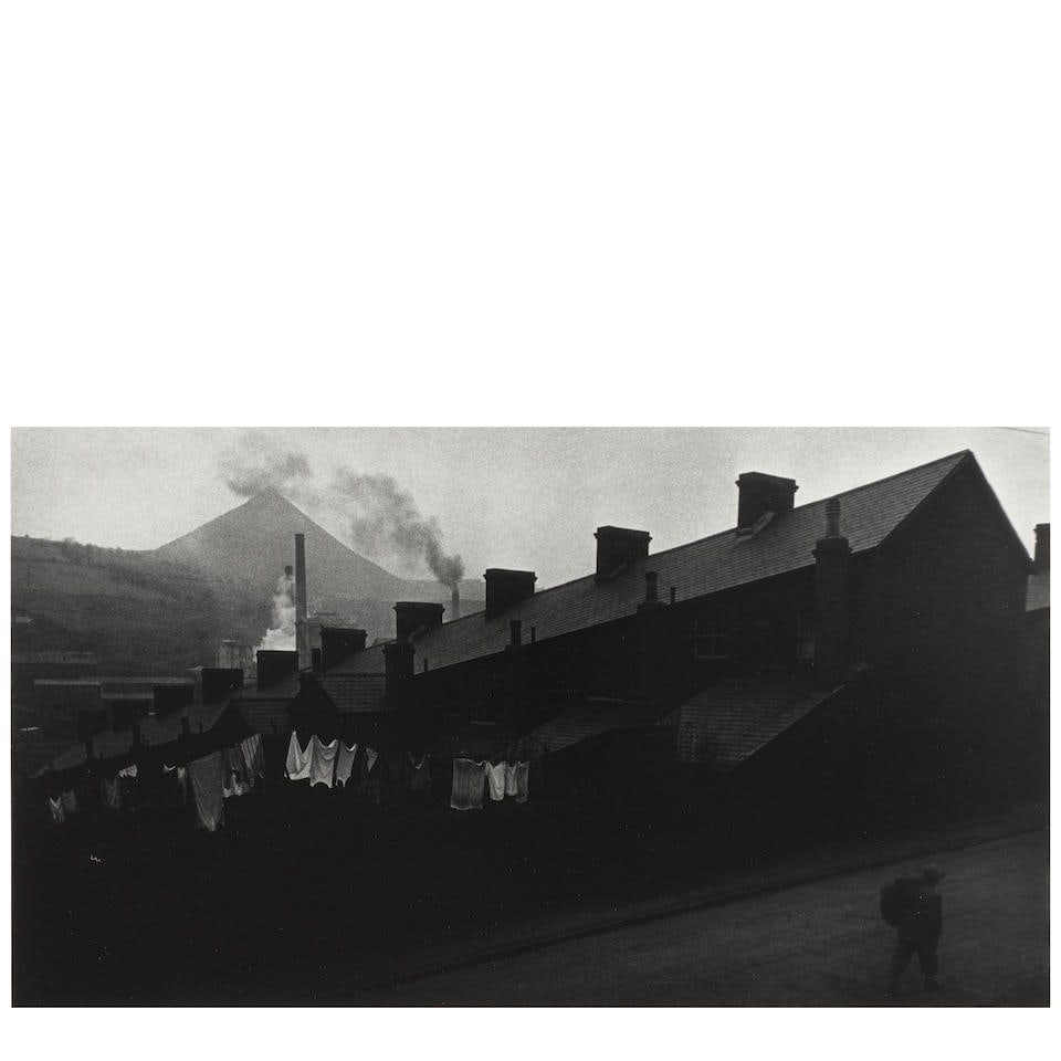 W. Eugene Smith (1918-1978); 'Welsh Village';: W. Eugene Smith (1918-1978) 'Welsh Village', 1950 Gelatin silver print, printed before 1978; mounted, signed and titled in ink on the mount. 6 7/8 x 12 1/4 in. (17.5 x 31.1 cm.) mount 16 x 20 in. (40.